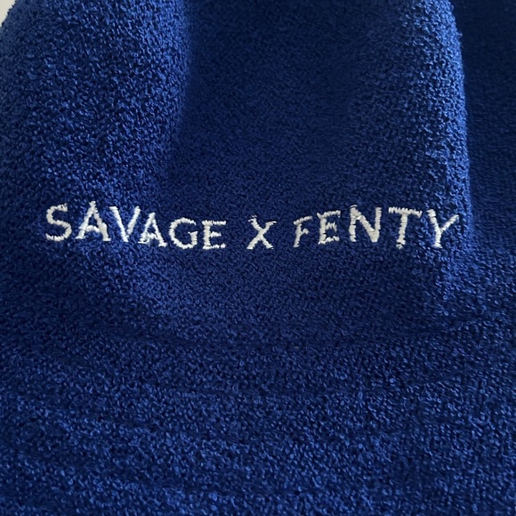 Savage x Fenty Terry Bucket Hat | Gemstone Blue | UNISEX | NEW WITH TAGS main image 9